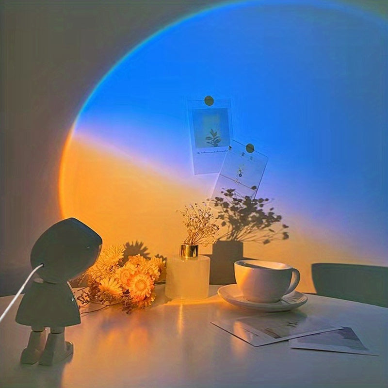 Rainbow Light in Astronauten Design - Passend als Nachtlicht oder Leselampe