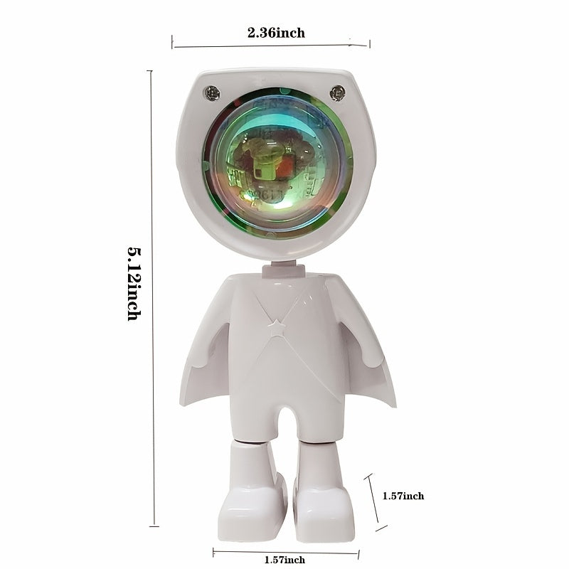 Rainbow Light in Astronauten Design - Passend als Nachtlicht oder Leselampe