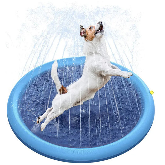 Sprinkler-Spielplatz für Haustiere - Kühlmatte