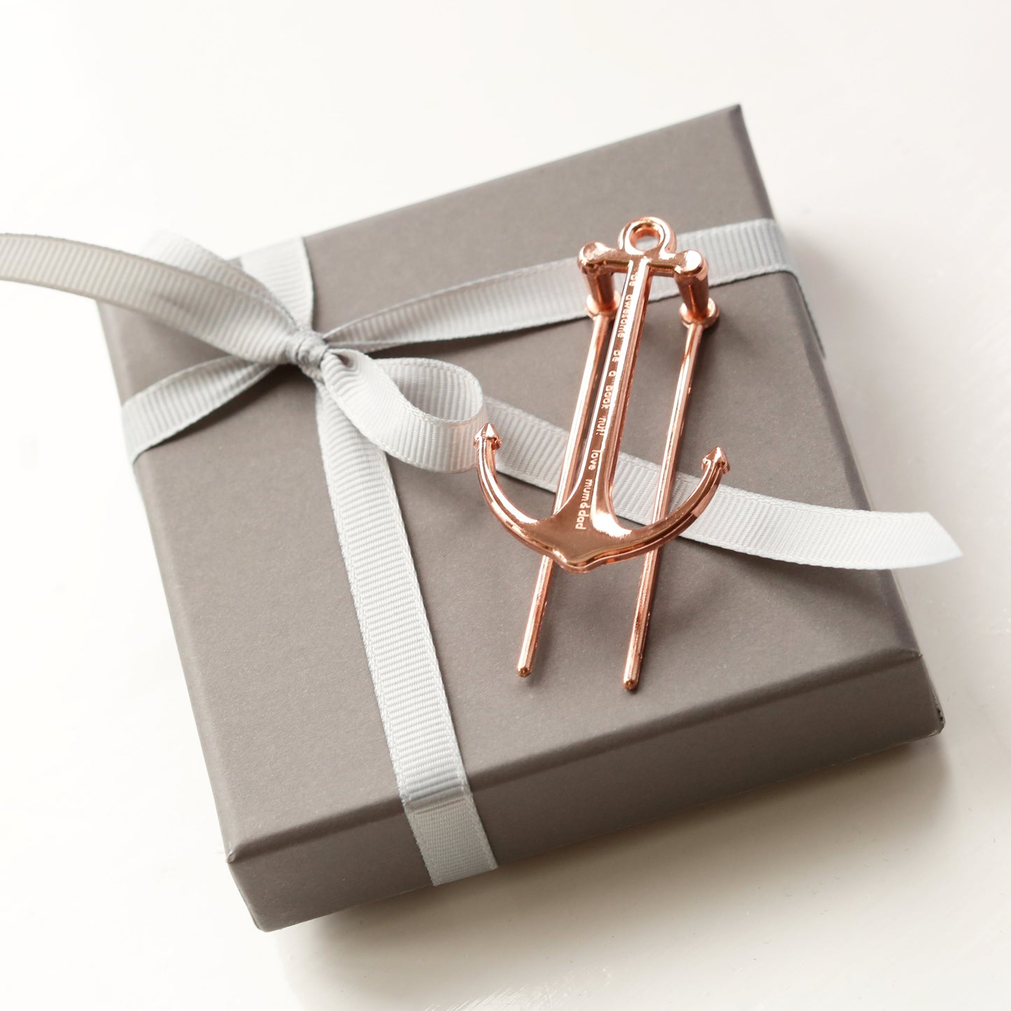 Personalisierter Buchanker - Gold & Rose Gold